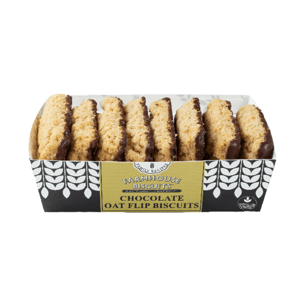 Farmhouse Biscuits Chocolate Oat flip Biscuits 150g